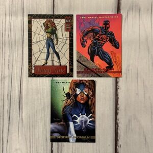 Marvel Spider-Man 2099 Mary Jane  Suspended Animation Spider Women‎ Lot Cards